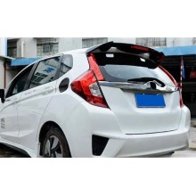 Спойлер антикрило за Honda Jazz 2014+ с трети стоп, черен гланц
