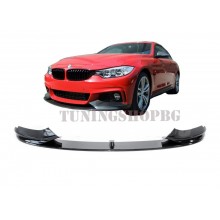 M performance преден спойлер за BMW 4 та F32 13-19
