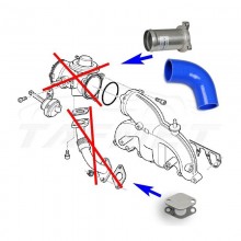 EGR кит заместител за VW, AUDI, SEAT, SKODA 1.9TDI С ДВИГАТЕЛИ ASV ALH AHF AJM