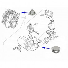 Тапи EGR ЗА FIAT ALFA LANCIA OPEL CITROEN PEUGEOT 1.3JTD CDTI